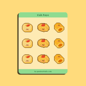 Kuih Raya Series Part 1 Sticker sheet